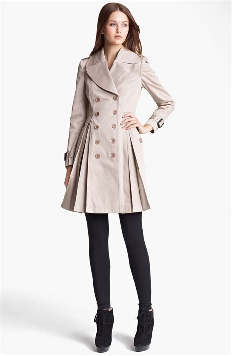 burberry trench coat price 1985|Burberry pleated trench coat.